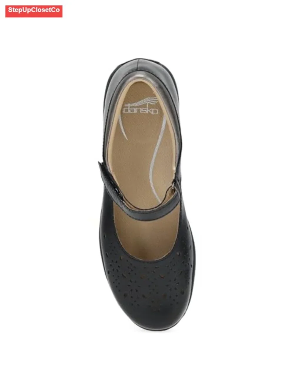 Women's Stacy Flat Mary Jane Leather Comfort Shoes